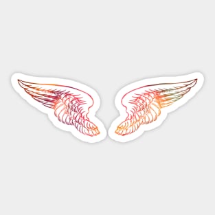 Archangel's Wings Sticker
